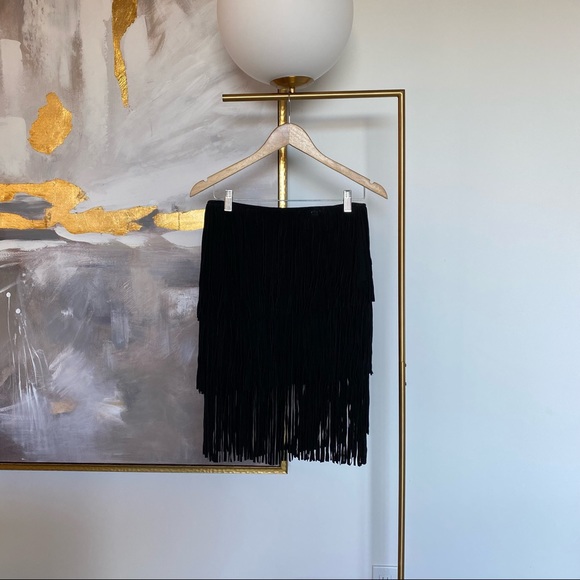 Lamarque Dresses & Skirts - ⏱24 HR SALE⏱ LaMarque Suede Fringe Skirt